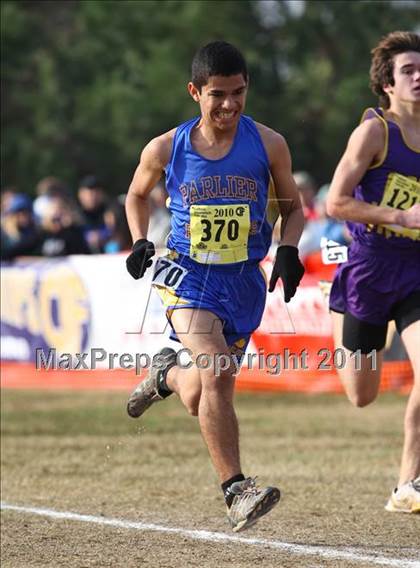 Thumbnail 2 in CIF State Cross Country Championships (D4 Boys) photogallery.