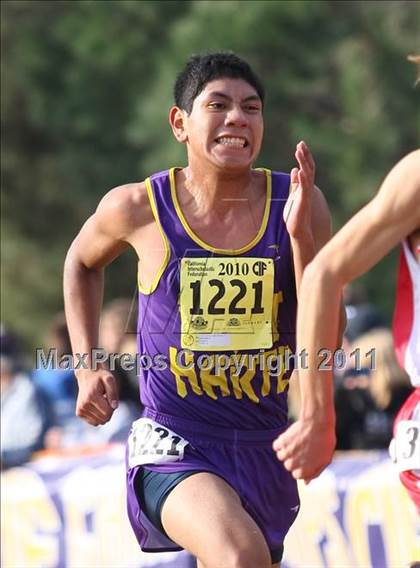 Thumbnail 2 in CIF State Cross Country Championships (D4 Boys) photogallery.