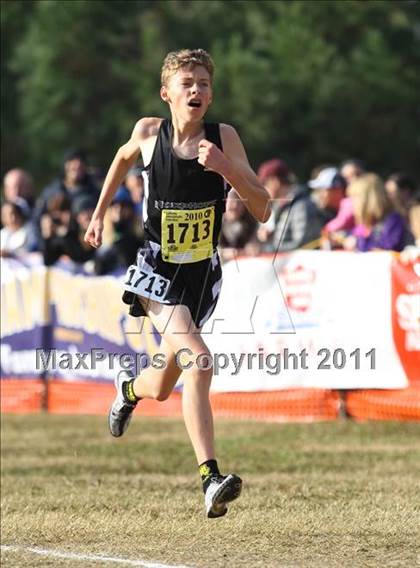 Thumbnail 3 in CIF State Cross Country Championships (D4 Boys) photogallery.