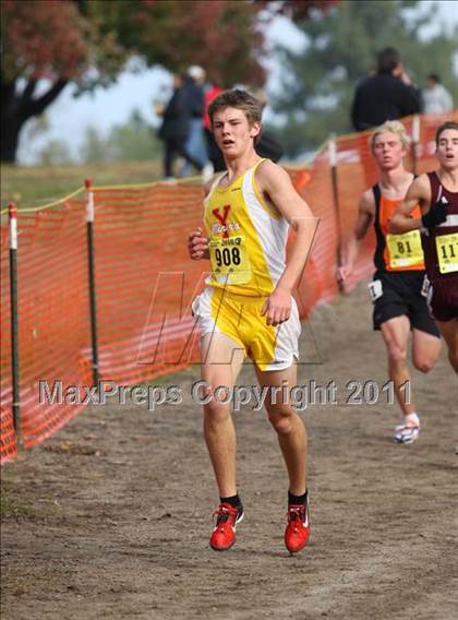 Thumbnail 2 in CIF State Cross Country Championships (D4 Boys) photogallery.