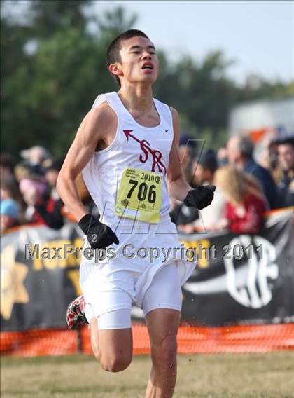 Thumbnail 1 in CIF State Cross Country Championships (D4 Boys) photogallery.