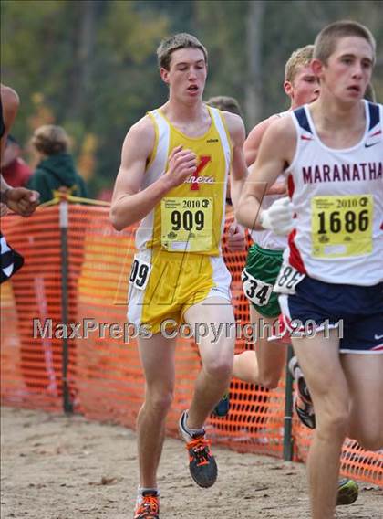 Thumbnail 2 in CIF State Cross Country Championships (D4 Boys) photogallery.