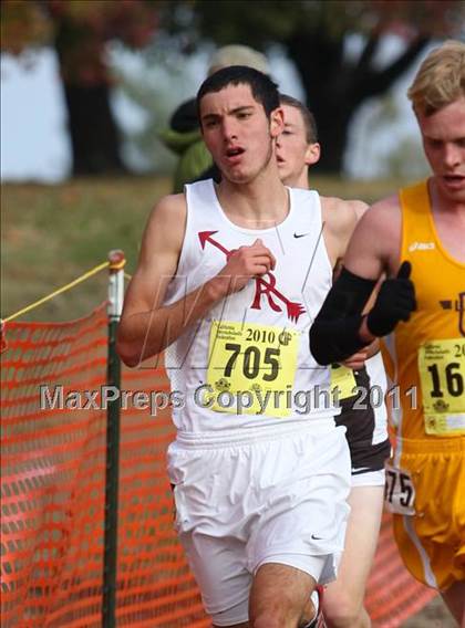 Thumbnail 2 in CIF State Cross Country Championships (D4 Boys) photogallery.