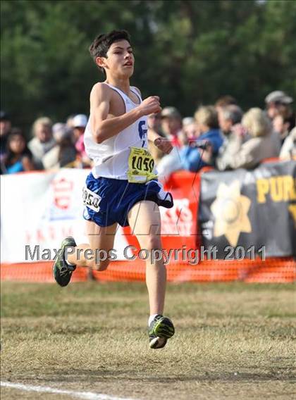 Thumbnail 3 in CIF State Cross Country Championships (D4 Boys) photogallery.
