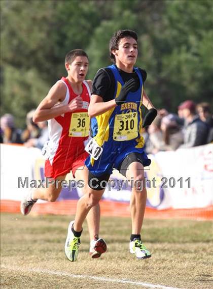 Thumbnail 3 in CIF State Cross Country Championships (D4 Boys) photogallery.