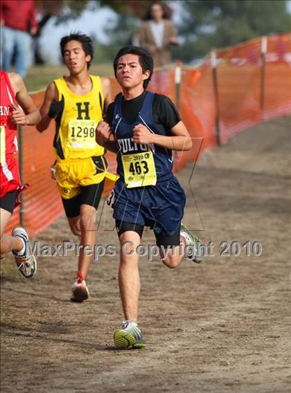 Thumbnail 2 in CIF State Cross Country Championships (D4 Boys) photogallery.