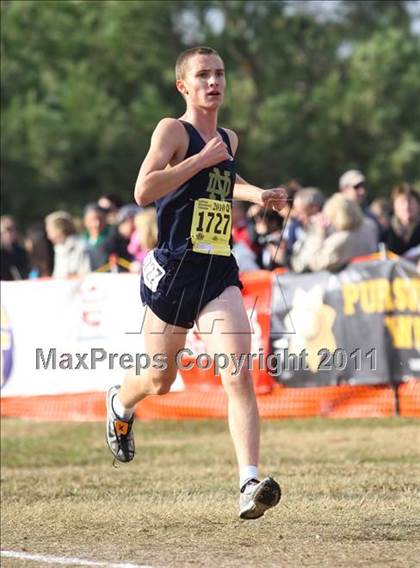 Thumbnail 1 in CIF State Cross Country Championships (D4 Boys) photogallery.