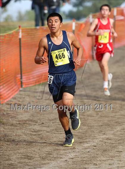 Thumbnail 3 in CIF State Cross Country Championships (D4 Boys) photogallery.