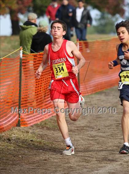 Thumbnail 2 in CIF State Cross Country Championships (D4 Boys) photogallery.