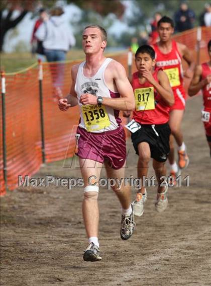 Thumbnail 1 in CIF State Cross Country Championships (D4 Boys) photogallery.