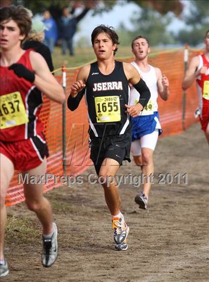 Thumbnail 2 in CIF State Cross Country Championships (D4 Boys) photogallery.
