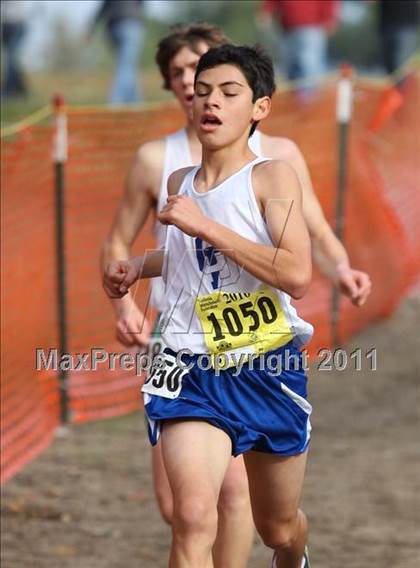 Thumbnail 3 in CIF State Cross Country Championships (D4 Boys) photogallery.