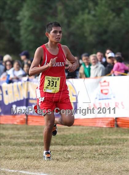 Thumbnail 2 in CIF State Cross Country Championships (D4 Boys) photogallery.