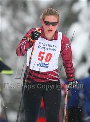 Thumbnail 1 in NYSPHSAA Girls Nordic Classic Relay @ Lake Placid photogallery.