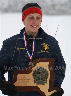 Thumbnail 1 in NYSPHSAA Girls Nordic Classic Relay @ Lake Placid photogallery.
