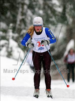 Thumbnail 3 in NYSPHSAA Girls Nordic Classic Relay @ Lake Placid photogallery.
