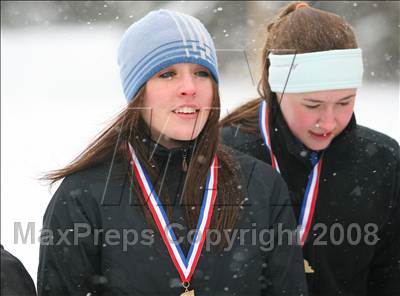 Thumbnail 1 in NYSPHSAA Girls Nordic Classic Relay @ Lake Placid photogallery.