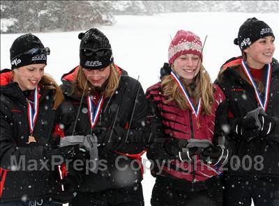 Thumbnail 2 in NYSPHSAA Girls Nordic Classic Relay @ Lake Placid photogallery.