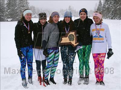 Thumbnail 1 in NYSPHSAA Girls Nordic Classic Relay @ Lake Placid photogallery.