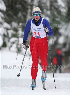 Thumbnail 1 in NYSPHSAA Girls Nordic Classic Relay @ Lake Placid photogallery.