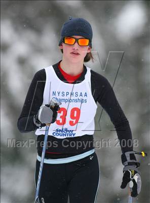 Thumbnail 1 in NYSPHSAA Girls Nordic Classic Relay @ Lake Placid photogallery.