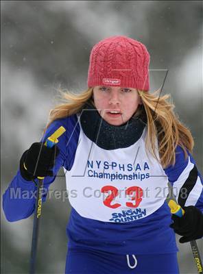 Thumbnail 2 in NYSPHSAA Girls Nordic Classic Relay @ Lake Placid photogallery.