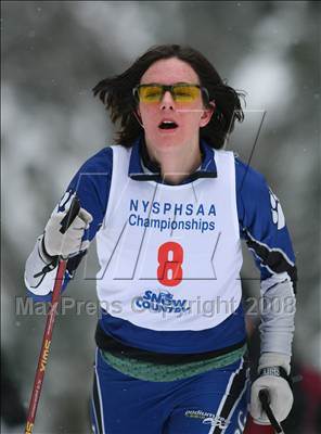 Thumbnail 3 in NYSPHSAA Girls Nordic Classic Relay @ Lake Placid photogallery.