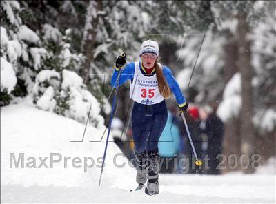 Thumbnail 1 in NYSPHSAA Girls Nordic Classic Relay @ Lake Placid photogallery.