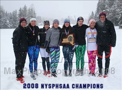 Thumbnail 3 in NYSPHSAA Girls Nordic Classic Relay @ Lake Placid photogallery.