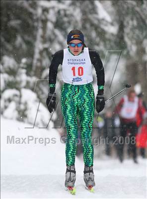 Thumbnail 1 in NYSPHSAA Girls Nordic Classic Relay @ Lake Placid photogallery.