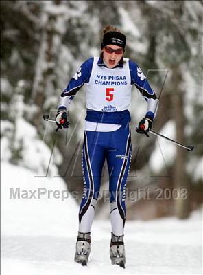 Thumbnail 3 in NYSPHSAA Girls Nordic Classic Relay @ Lake Placid photogallery.