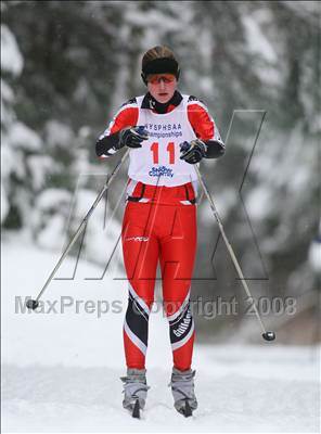Thumbnail 1 in NYSPHSAA Girls Nordic Classic Relay @ Lake Placid photogallery.