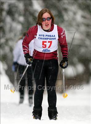 Thumbnail 3 in NYSPHSAA Girls Nordic Classic Relay @ Lake Placid photogallery.
