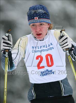 Thumbnail 2 in NYSPHSAA Girls Nordic Classic Relay @ Lake Placid photogallery.