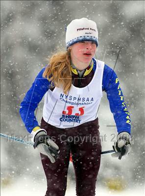 Thumbnail 1 in NYSPHSAA Girls Nordic Classic Relay @ Lake Placid photogallery.