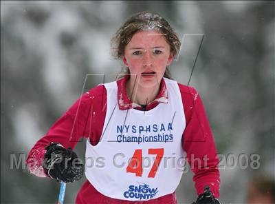Thumbnail 1 in NYSPHSAA Girls Nordic Classic Relay @ Lake Placid photogallery.