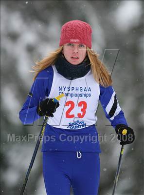 Thumbnail 1 in NYSPHSAA Girls Nordic Classic Relay @ Lake Placid photogallery.