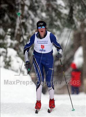 Thumbnail 1 in NYSPHSAA Girls Nordic Classic Relay @ Lake Placid photogallery.