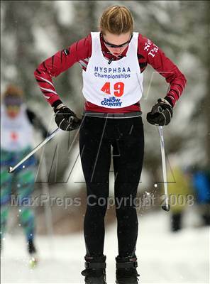 Thumbnail 1 in NYSPHSAA Girls Nordic Classic Relay @ Lake Placid photogallery.
