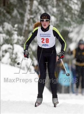 Thumbnail 2 in NYSPHSAA Girls Nordic Classic Relay @ Lake Placid photogallery.