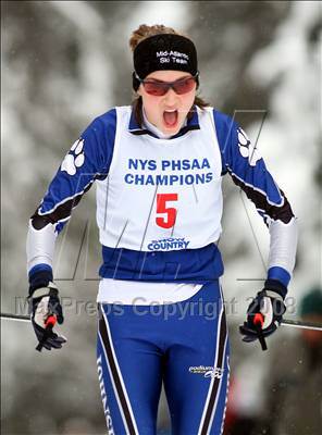 Thumbnail 2 in NYSPHSAA Girls Nordic Classic Relay @ Lake Placid photogallery.
