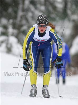 Thumbnail 1 in NYSPHSAA Girls Nordic Classic Relay @ Lake Placid photogallery.