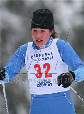 Thumbnail 1 in NYSPHSAA Girls Nordic Classic Relay @ Lake Placid photogallery.