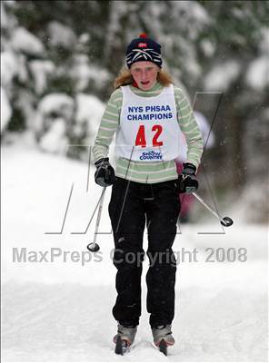 Thumbnail 1 in NYSPHSAA Girls Nordic Classic Relay @ Lake Placid photogallery.