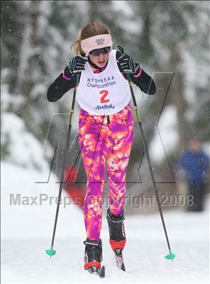 Thumbnail 2 in NYSPHSAA Girls Nordic Classic Relay @ Lake Placid photogallery.