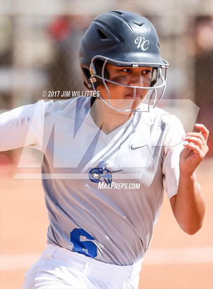Thumbnail 1 in Valley Christian vs Combs (Chandler Prep Softball Classic)  photogallery.