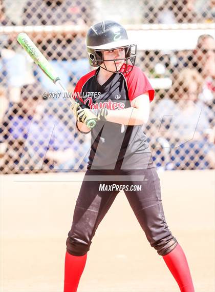 Thumbnail 3 in Valley Christian vs Combs (Chandler Prep Softball Classic)  photogallery.