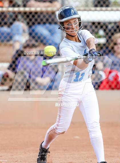 Thumbnail 3 in Valley Christian vs Combs (Chandler Prep Softball Classic)  photogallery.