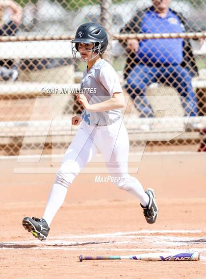 Thumbnail 1 in Valley Christian vs Combs (Chandler Prep Softball Classic)  photogallery.