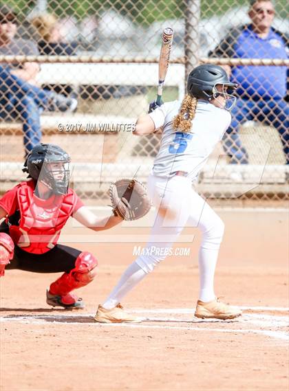 Thumbnail 1 in Valley Christian vs Combs (Chandler Prep Softball Classic)  photogallery.